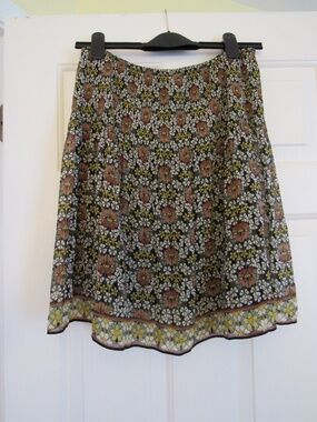 MAX Studio Chiffon Floral Mini Skirt
